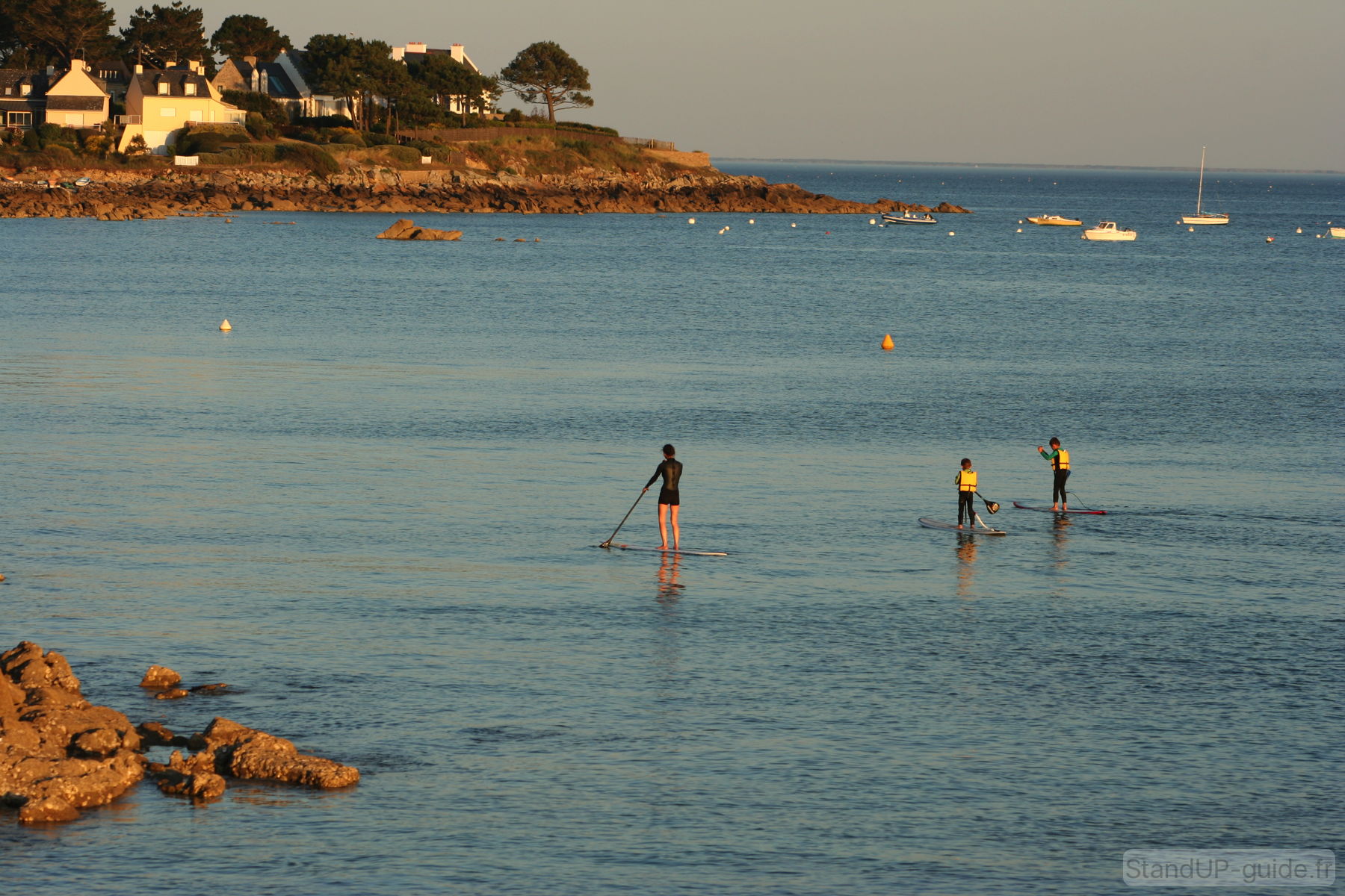 Sortie stand up paddle en famille