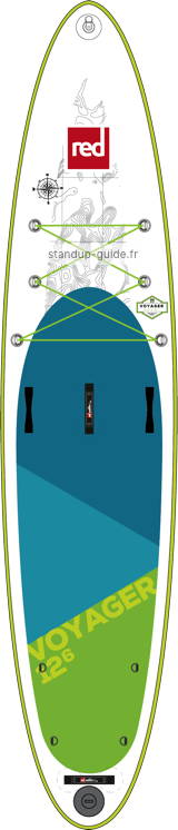red-paddle-co voyager 12'6 outline