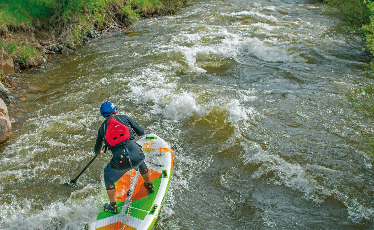 le stand up paddle en rivire