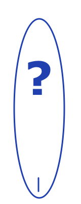 autre-marque surf en buch buche surfboard 10'5 outline