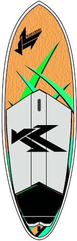 korvenn shortboard 8'3 outline