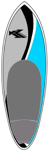 outline korvenn shortboard 8'0 outline