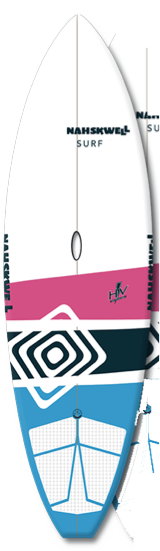 nahskwell surf hv 7'4 outline