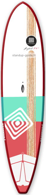 nahskwell longboard 9'6 outline