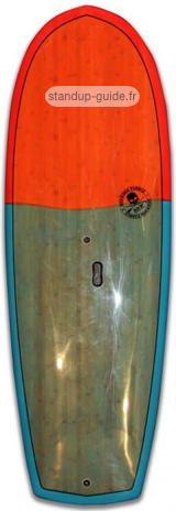outline redwood-paddle mollusk 7'6 outline