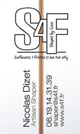 s4f big shortboard 8'5 outline