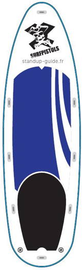 surfpistols giant sup 17'0 outline