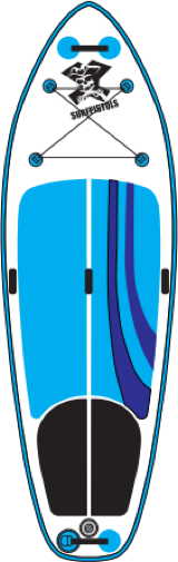 surfpistols white water 9'5 outline